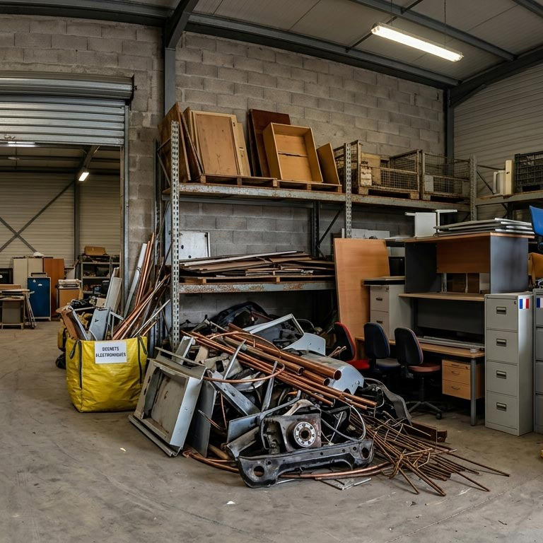 Débarras entreprise sur Toulon - Avant intervention